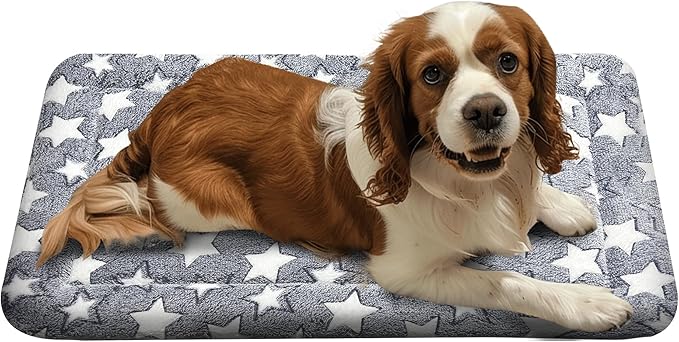 Dog Bed Mat, Reversible Crate Pads for Small/Medium/Large Dogs & Cats Sleeping, Portable & Soft, Dog Beds Crate Pad M(30"*20"*1.5")