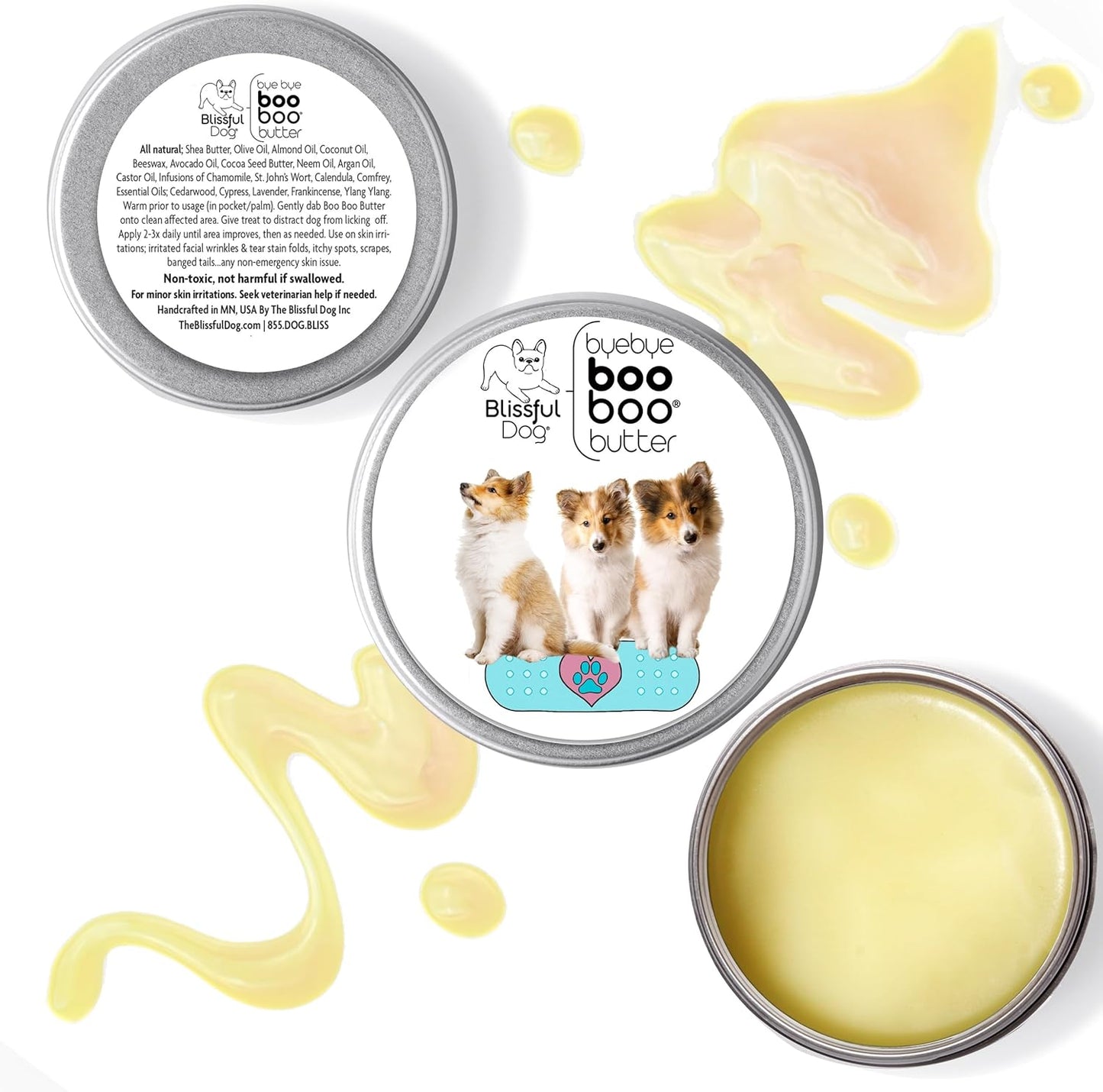 Shetland Sheepdog Boo Boo Butter, 16 oz