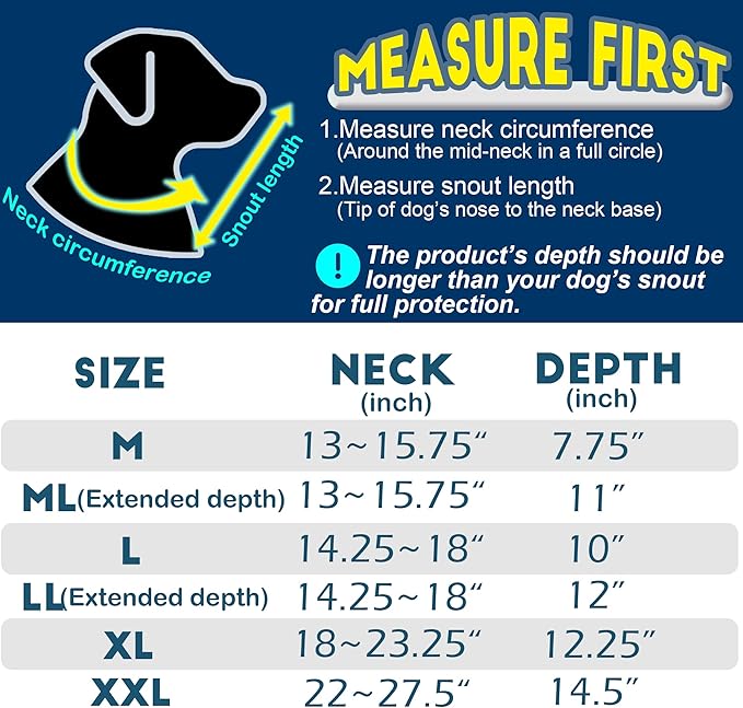 Soft Dog Cone Collar, Comfortable Pet Recovery Neck Collars After Surgery for Large Medium Dogs, Plastic Breathable Elizabethan Dog Head Circle Stop Licking, Adjustable Cones 25cm /10" Long (L Pink)