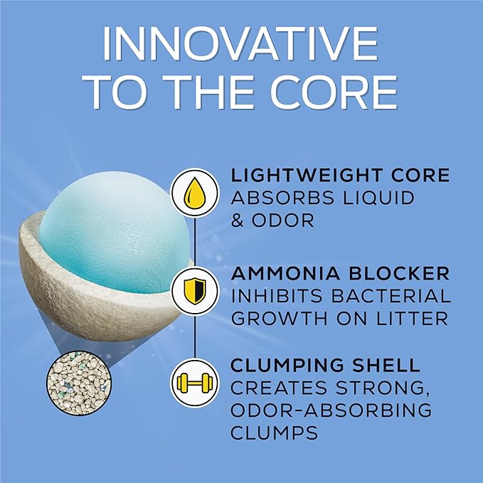 Purina Tidy Cats Lightweight 4-in-1 Strength Multi-Cat, Odor Control, Clumping, 99.9 Percent Dust Free Cat Litter - 12 lb. Box