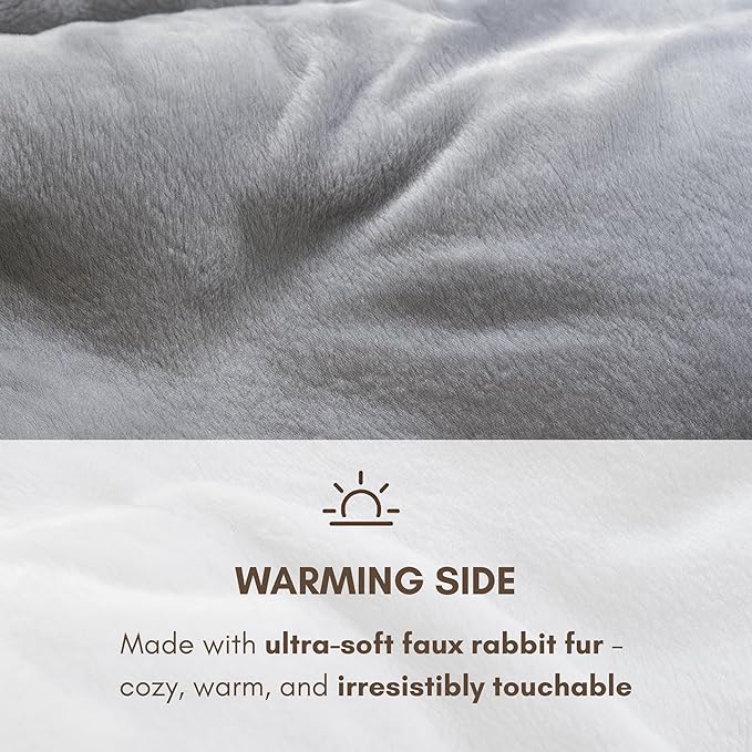 Woofry Dog Bed Mat for Crate, Reversible Cooling Mat for Dogs, Warming Dog Cooling Mat, Machine Washable, Lightweight, Portable, Pet Hair Repellent, All Season Comfort, 42''*28''