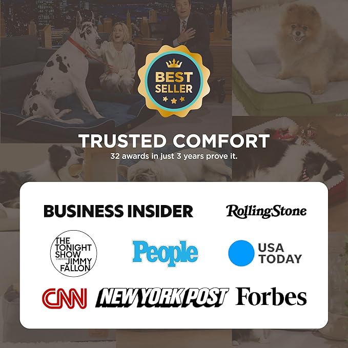 Bedsure Orthopedic Dog Bed for Extra Large Dogs - XL Washable Dog Sofa Beds Large, Supportive Foam Pet Couch Bed with Removable Washable Cover, Waterproof Lining and Nonskid Bottom, Brown