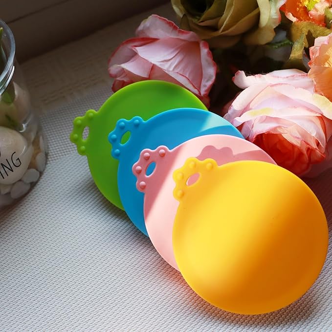 Food Can covers | 6 Pack Silicone Can Lids for Dog and Cat Food | Universal BPA Free | One Can Cap Fit Most Standard Size Canned Dog Cat Food