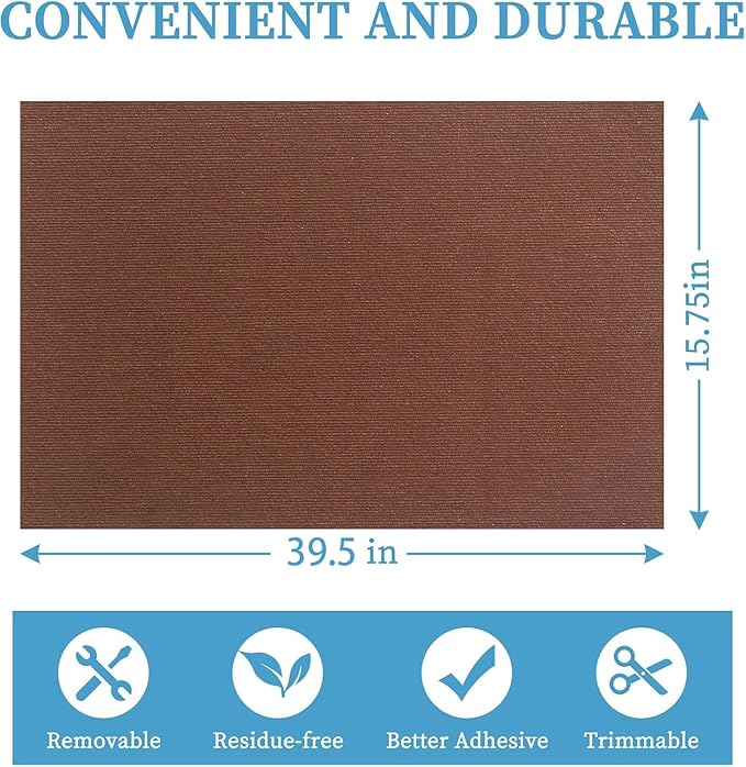 Cat Scratching Mat - Trimmable Self Adhesive DIY Climbing Cat Scratcher Pad for Cat Tree Shelves and Post Cat Scratch Furniture Protector