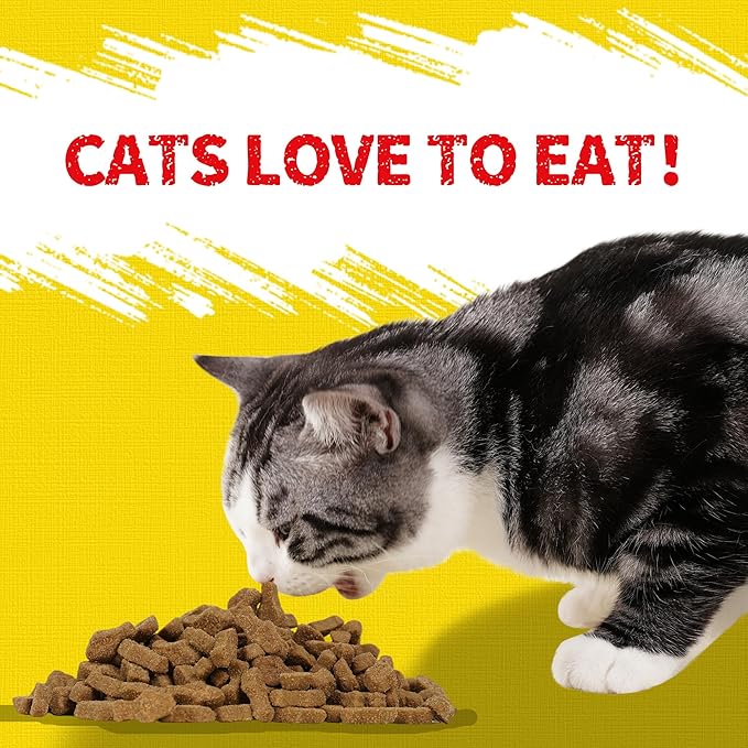 Just Try 16 OZ Cat Treats for Indoor Cats, High Protein Low-Calorie Cat Snacks, Healthy Crunchy Treats, Grain Free Natural Chicken Flavor