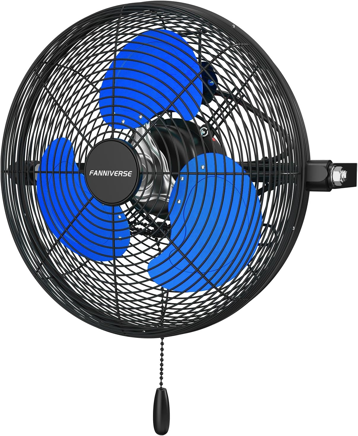 12 Inch Wall Fan Pro Series - Indoor High Velocity Wall Mount Fan for Commercial, Residential, Warehouse, Covered Patio, Shop, Garage, Barn, Gazebo 3 Speed 2800 CFM UL Safety Listed