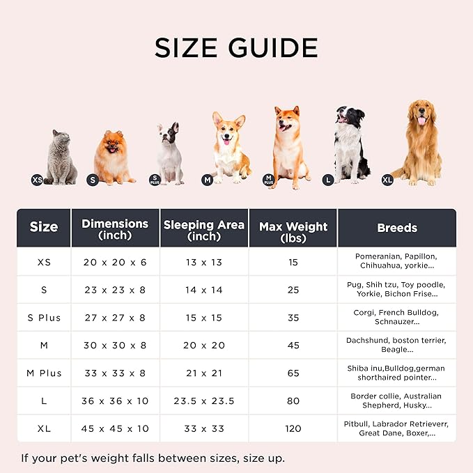 Bedsure Calming Dog Bed for Small Dogs - Donut Washable Small Pet Bed, 23 inches Anti-Slip Round Fluffy Plush Faux Fur Large Cat Bed, Fits up to 25 lbs Pets, Mauve Blush