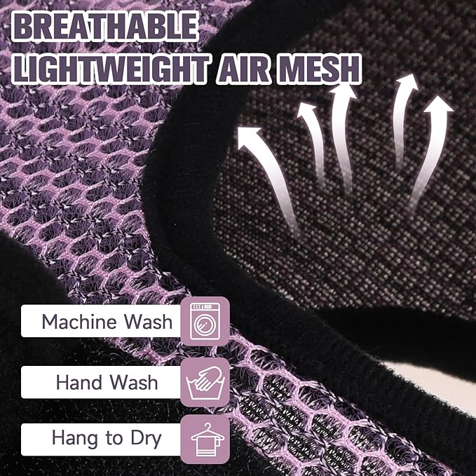 PAWCHIE Dog Grooming Hammock Harness for Dogs & Cats with Pet Nail Clipper Trimmer- Breathable Cat Hanger Sling for Trimming Clipping Nails-Dog Hammock Restraint Bag for Small Medium Large Dog,Pink XS