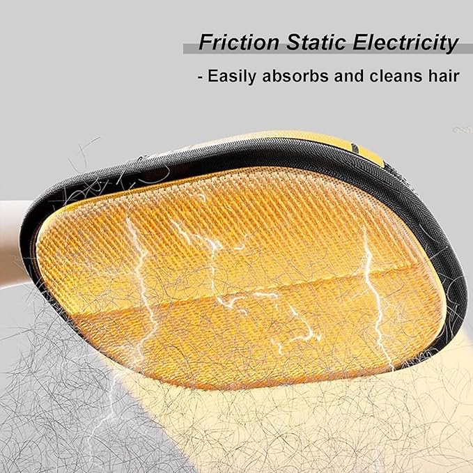 Pet Hair Removal Gloves, pet Hair Remover, Reusable Double-Sided electrostatic pet Hair Removal Gloves, pet Grooming Gloves.Suitable for Sofas, Furniture, Carpets, car Seats