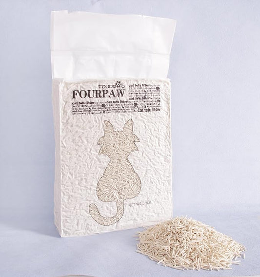 Original Tofu Cat Litter, Bean Fragrance, Odor Control and Economical cat Litter Dust-Free, Quick Clumping, Water Flushable.