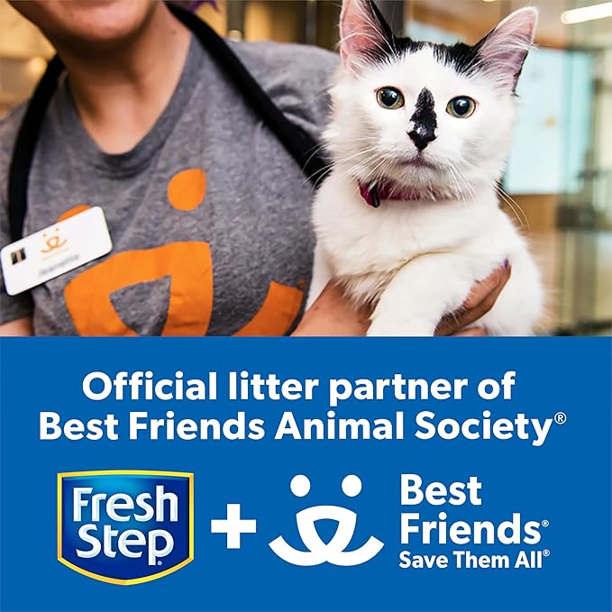 Fresh Step Extreme Clumping Litter with Febreze Freshness, Mountain Spring Scent Clumping Cat Litter with Guaranteed Odor Control, 14 lb. Box (Pack of 2)