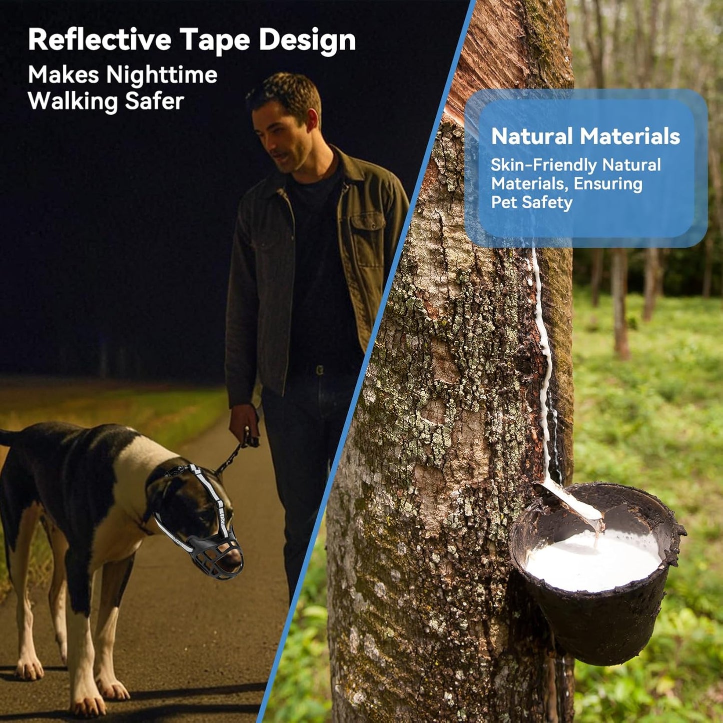 Dog Muzzle for Large Dogs, Breathable Basket Muzzles for Small, Medium and X-Large Aggressive Dog, Allows Panting Drinking, Suitable for Grooming Trimming Training (3, Blacks)