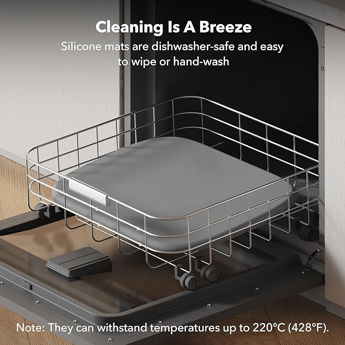 PETLIBRO Pet Mats for Dogs and Cats, Extra Large Dog Bowl Mat for Feeder or Fountain, Non-Slip Waterproof Pet Feeding Mat for PLAF103 Dual Tray, PLAF109, PLAF203 Dual Tray, PLAF301, 22''x16.5''