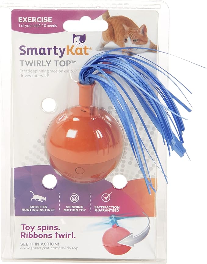 SmartyKat Electronic Motion/Moving Toys for Cats & Kittens, Battery Powered, Mimics Motion of Real Prey, Fun & Interactive Play - Multiple Styles