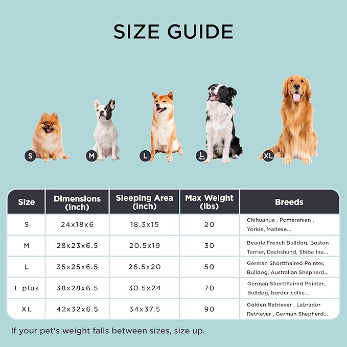 Bedsure XL Orthopedic Dog Bed for Extra Large Dogs - Washable XLarge Dog Cat Bed Waterproof, Comfort Dogs Couch Sofa with Washable Removable Cover, Pet Bed with Nonskid Bottom, Cooling Grey, 42"