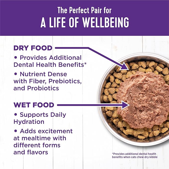 Wellness Complete Health Pate Adult Wet Cat Food, Natural, Protein-Rich, Grain-Free, 3 Ounce, 24 Pack, (Chicken & Turkey Variety Pack)