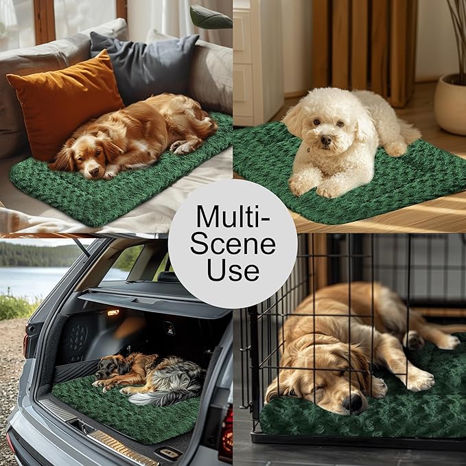 Dog Bed Mat - Comfortable Dog Kennel Pad, Multi-Purpose Dog Crate Bed & Dog Bed Mats for Dogs & Cats – Soft Dog Crate Mat & Dog Bed Crate Mat for Dog & Cat