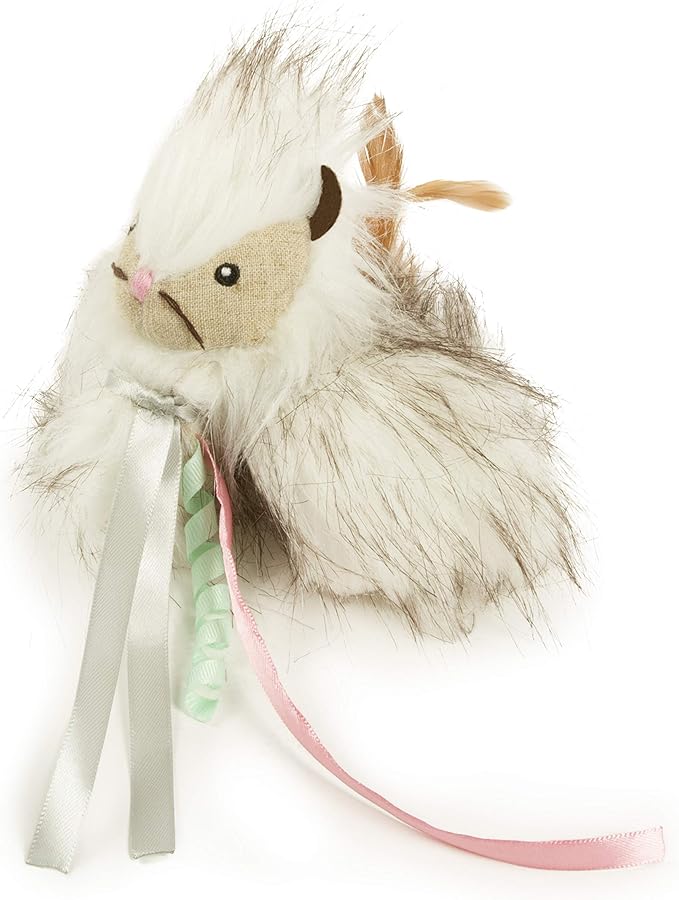 SmartyKat Chitter Critter Squirrel Electronic Sound Plush Kicker Cat Toy, Battery Powered - Gray, One Size