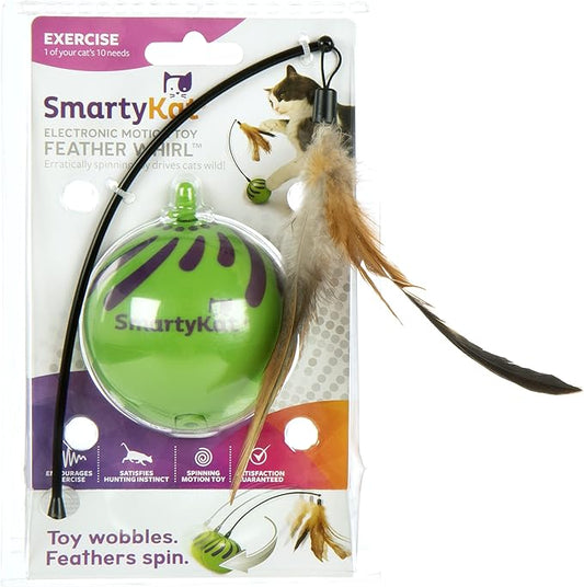 SmartyKat Electronic Motion/Moving Toys for Cats & Kittens, Battery Powered, Mimics Motion of Real Prey, Fun & Interactive Play - Multiple Styles