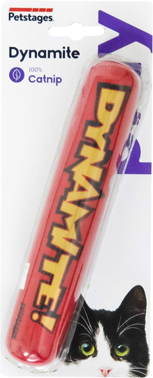 Catstages Green Magic Dynamite Stick Catnip Cat Toy, Red