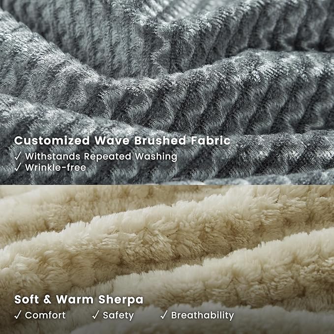 Miguel Medium Small Dog Bed with Washable Removable Cover - Rectangle Pet Bed for Indoor Cats with Bolster Soft Cuddle Bed for Puppies with Supportive Side Wall Slip-Resistant Bottom, Gray 25 Inches