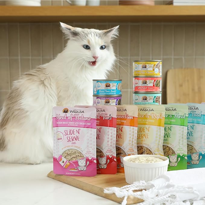 Weruva Wet Cat Food, Grand Prize Patés Variety Pack, 5.5oz Can, Pack of 12