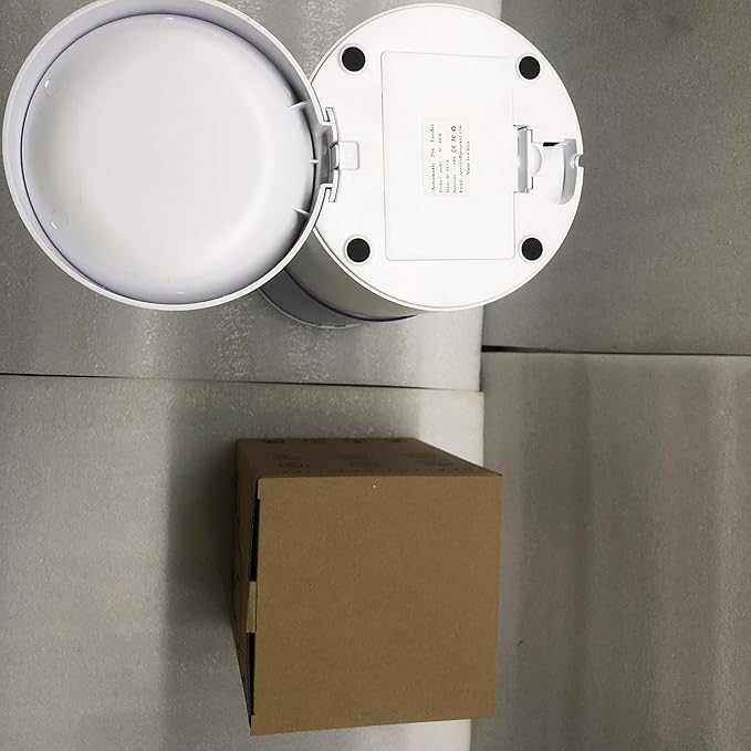 Automatic Cat Feeder Food Dispenser: 6L Timed Small Dog Dry Food Dispenser with 10s Voice - Distributeur Nourriture Chat Hund Programmable - Auto Pet Feeder with 1-6 Meals White