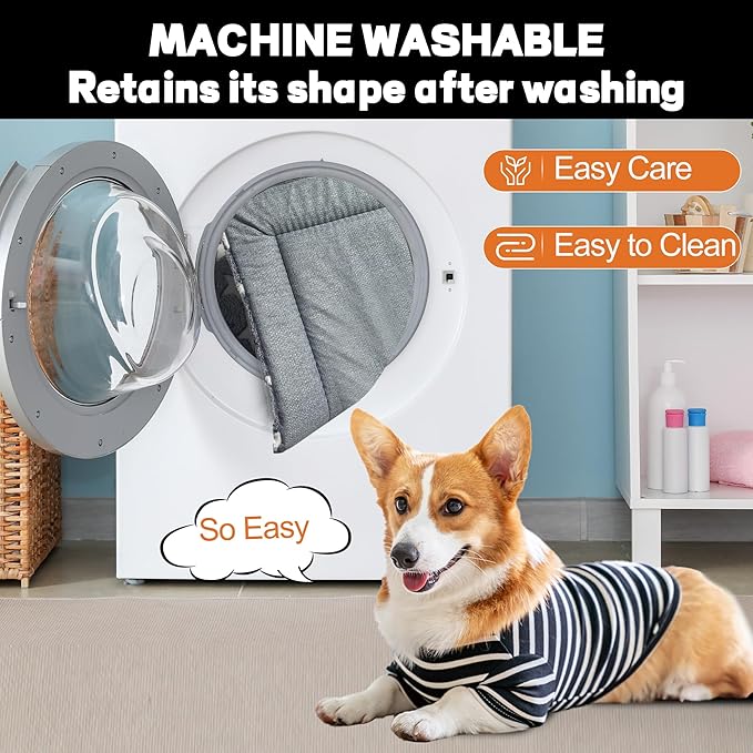 Dog Bed Mat – Soft & Comfortable Dog Kennel Pad for Crate – Durable Crate Bed & Mat for Dogs & Cats – Ideal for Crate, Kennel, and Home Use