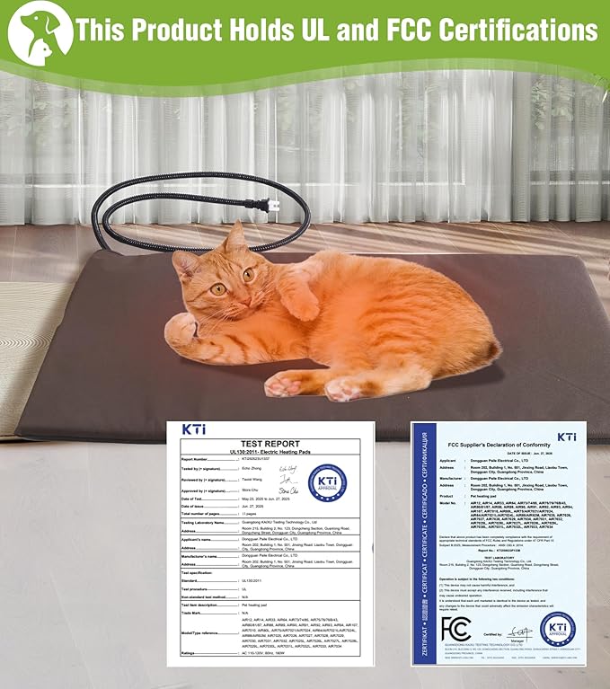 GUTINNEEN Heated Cat House for Outside, Insulated Cat House Outdoor Weatherproof with Bite-Resistant Wires, Electric Heating Mat, 2 Access Doors & Openable Roof