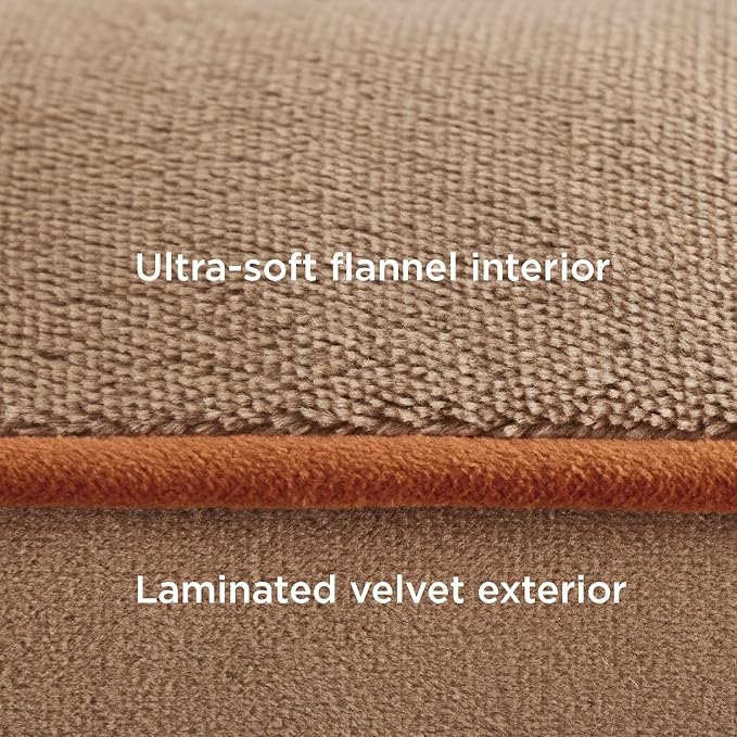 Bedsure Orthopedic Dog Bed Medium Size Dogs - Washable Medium Dog Cat Bed Waterproof, Comfort Pet Couch Sofa with Washable Removable Cover, Pets Bed with Nonskid Bottom, Hazel, 28"