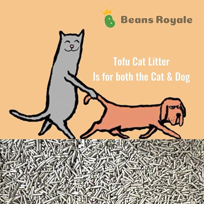 2pcs Pack (6L x 2) Tofu Cat Litter, Clumping Kitty Litter, Flushable,Pea Fiber,Dust Free, Odor Control, Low Tracking, Lightweight (Activated Carbon)