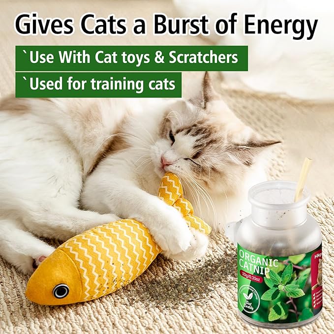 Natural Catnip for Cats,1.05 oz Cat Premium Organic Catnip,Safe & Non-Addictive Catnip Treats Used to Supplement Catnip Toys,Great for Training Redirecting Bad Behaviors