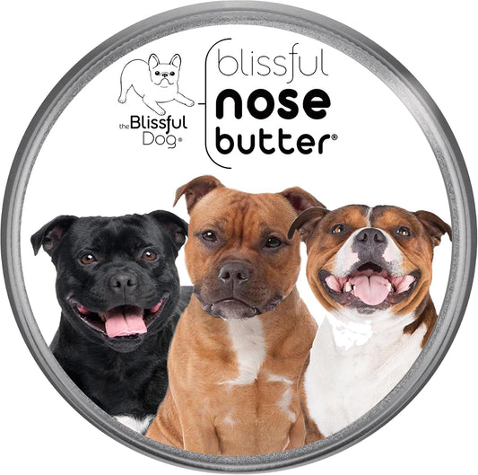 The Blissful Dog Staffordshire Pitbul Terrier Unscented Nose Butter, 16oz