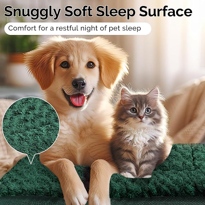 Dog Bed Mat – Soft & Comfortable Dog Kennel Pad for Crate – Durable Crate Bed & Mat for Dogs & Cats – Ideal for Crate, Kennel, and Home Use