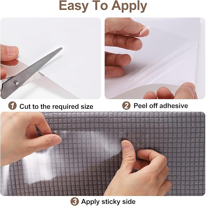 uxcell Anti Scratch Furniture Protector, 1 Roll 118" x 12" Single-Sided Sticky Couch Protector from Cat Claws, Clear Protectors from Cats Scratching for Sofa Corners, Walls, Doors