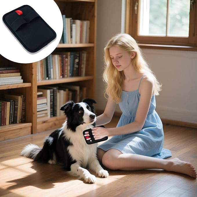 Pet Hair Remover,1 PCS Pet Hair Removal Glove,Electrostatic Gloves for Cats&Dogs,New Upgrade Efficient Grooming Gloves for Pet Hair,Reusable Animal Fur Removal Tool for Couch,Furniture,Carpet,Curtain