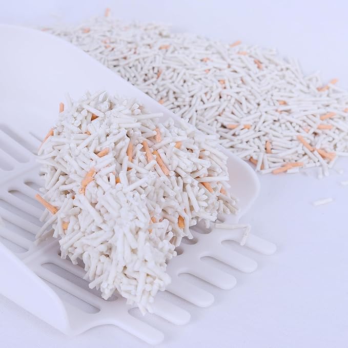 Tofu Cat Litter Hilton Floral Scent 5.5 Lbs, Can Flush Down Toilets or drains, Low Tracking Cat Litter 1.8mm Pellets.