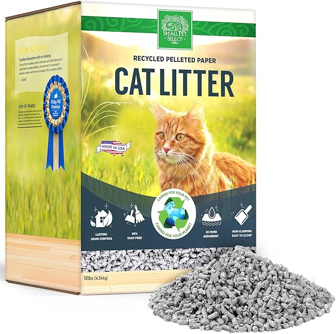 Small Pet Select-Recycled Pelleted Paper Cat Litter 10lb