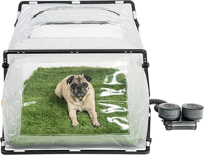 MIRA Safety FirstBreed Collapsible CBRN Animal Ark Dog Gas Mask | Military-Grade Enclosure and Protection for Dogs & Cats (Standard Kit (No MB-90 PAPR or Filters))