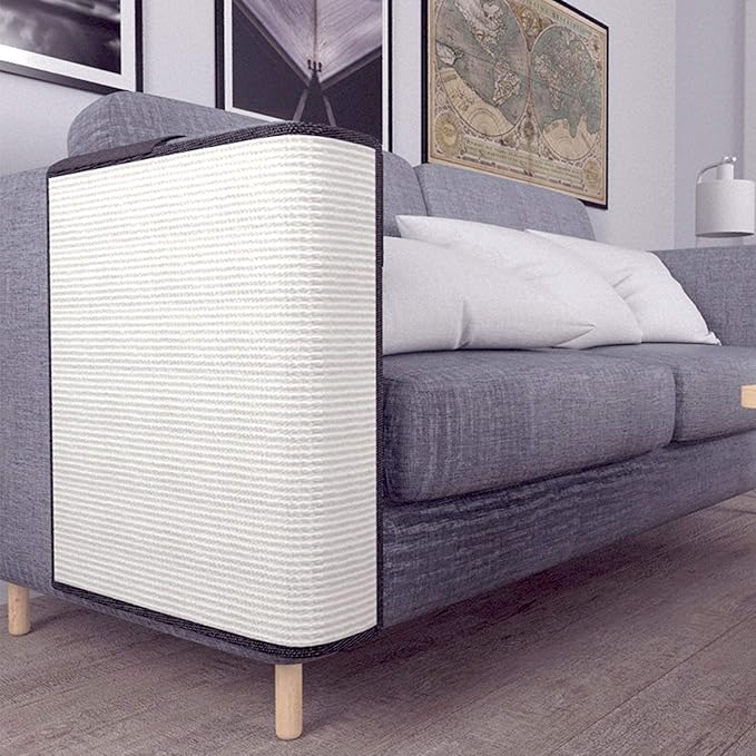 Cat Scratcher Couch- Natural Sisal Furniture Protection from Cats - Corner cat Scratcher Couch for Chair,Sofa - Easy Installation