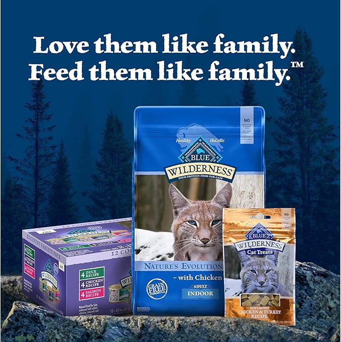 Blue Buffalo Wilderness Rocky Mountain Recipe Flaked Wet Cat Food, Chicken-Free & Grain-Free Recipe, Made with Natural Ingredients, Red Meat in Tasty Gravy, 5.5-oz. Cans (24 Count)