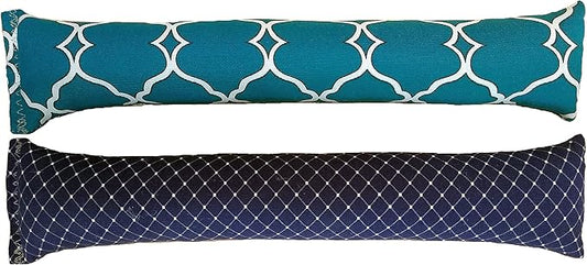 15" Catnip Cat Kicker Toys/Kitty Kick Sticks/Cat-Nip Kick Sticks (Navy and Green) (Kickers Filled with 1 oz Premium Canadian Catnip)