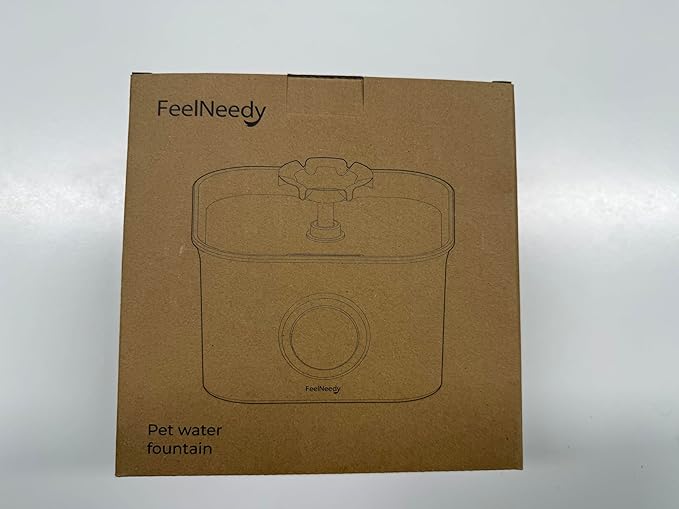 Stainless Steel Cat Water Fountain for Drinking, 99oz/2.8L Auto Pet Drinking Fountain for Cats Indoor with 20dB Ultra-Quiet Pump, 24/7 Circulation Filtration & LED Water Level Window& Dishwasher Safe