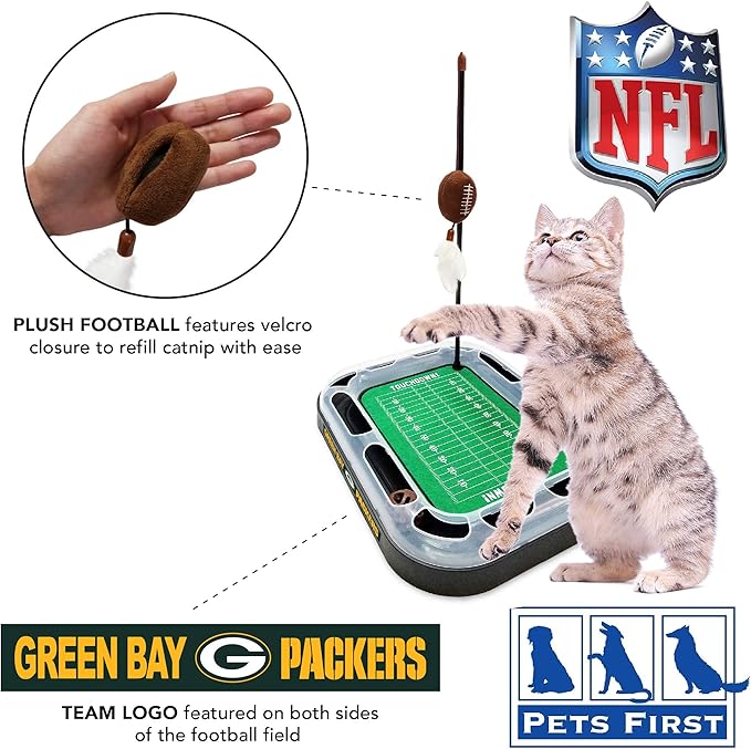 Pets First Green Bay Packers Cat Scratcher