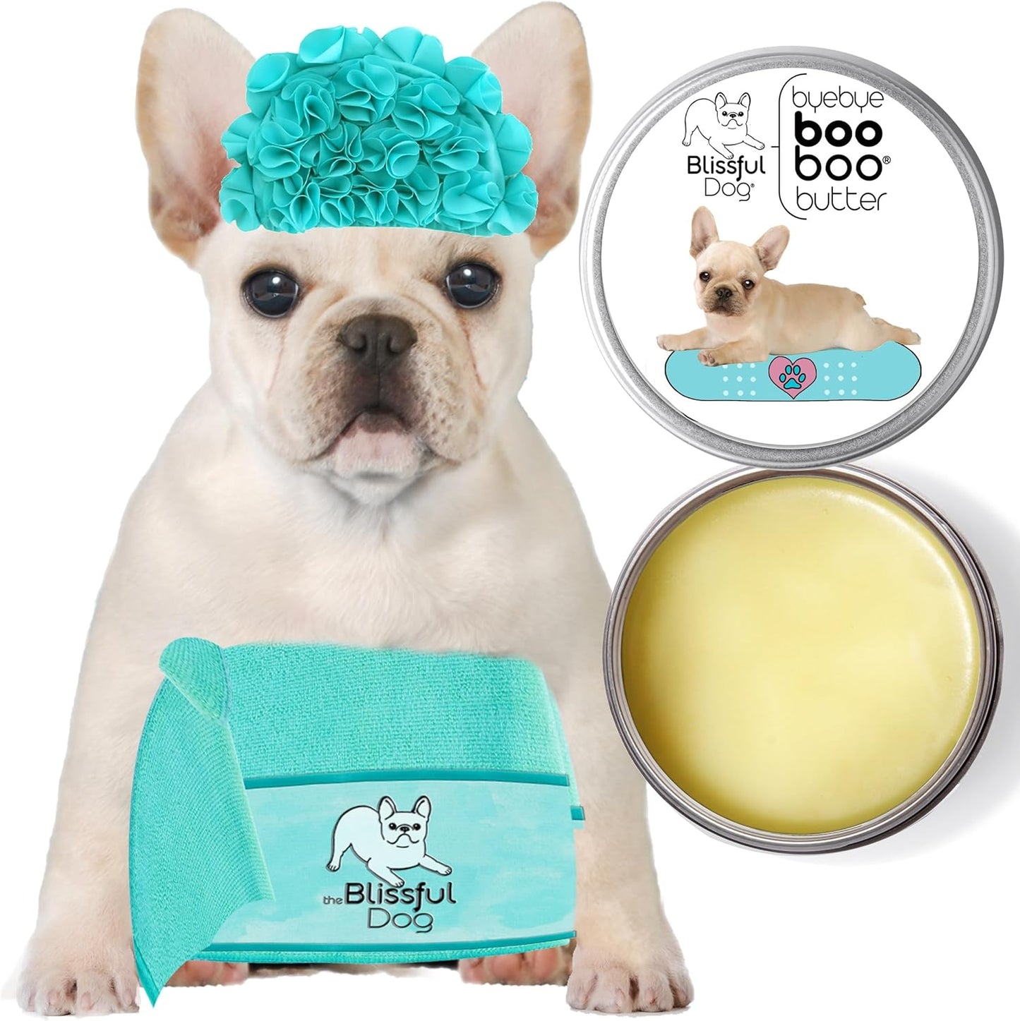 The Blissful Dog 4 oz Tin French Bulldog Booboo Butter
