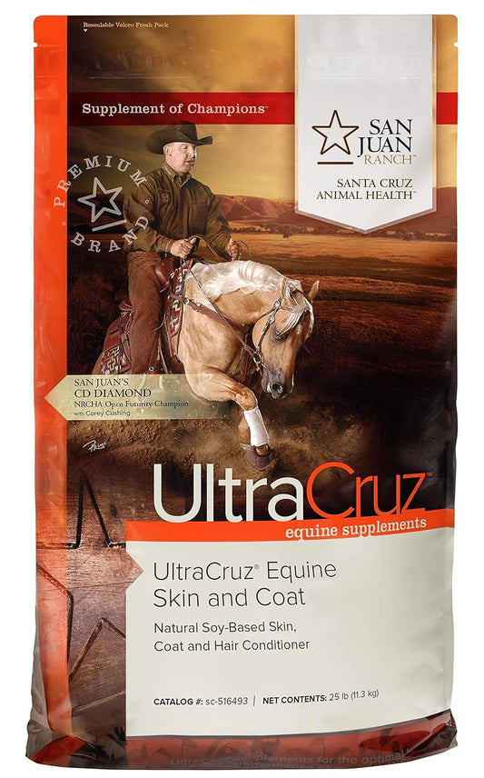 UltraCruz® Equine Skin and Coat Pellet, 25 lb