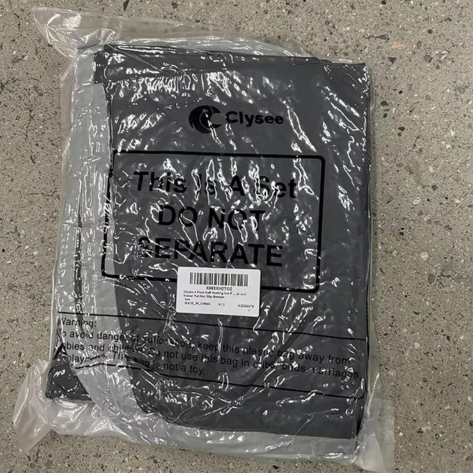 4 Pack Self Heating Cat Pad Self Warming Dog Mat Reflects Body Heat Extra Warm Thermal Pet Pad Washable Dog Cat Bed Crate Bed Mat Blanket(Gray,16 x 20 Inch)