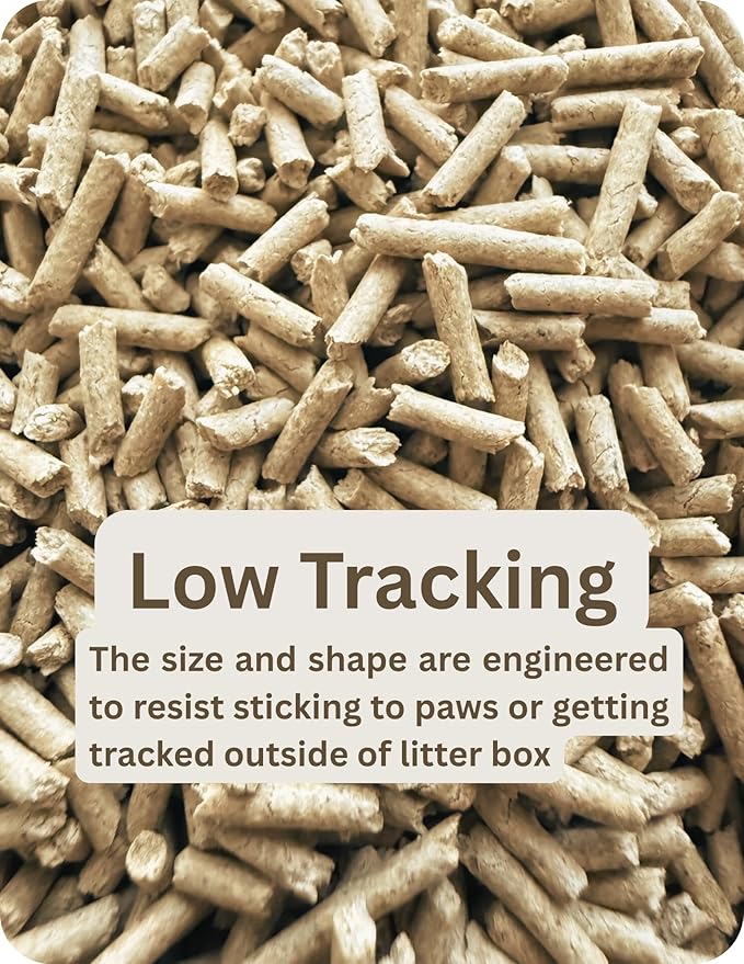 Plant-Based Bamboo Fiber Cat Litter, Resealable, Dust Free, Instant Clumping, Flushable, Odor Control, Environmentally Friendly - Multiple Packs (4 Packs)