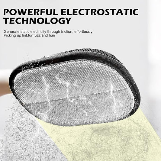 Pet Hair Removal Glove, Newly Upgraded Electrostatic Pet Hair Removal Gloves, Reusable Pet Hair Remover Tool for Furniture, Carpet, Car Seat