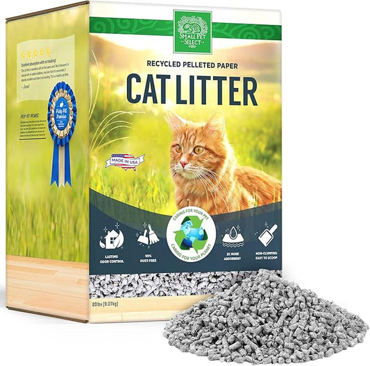 Small Pet Select-Recycled Pelleted Paper Cat Litter, 20lb
